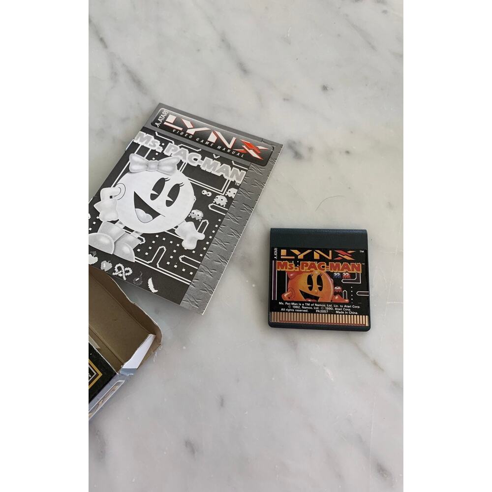 Atari Ms. Pac-Man Lynx Video Game Card - Picture 6 of 6
